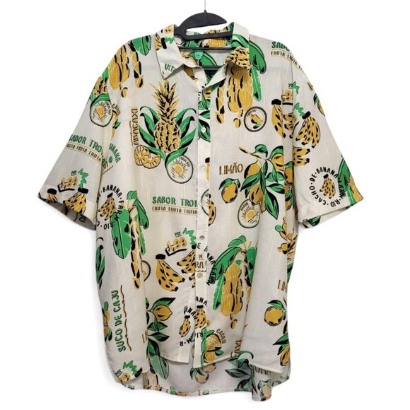 FARM RIO Juice Tropical Viscose Shirt - Picture 2 of 12
